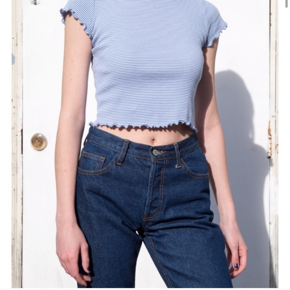 brandy melville striped top 💙